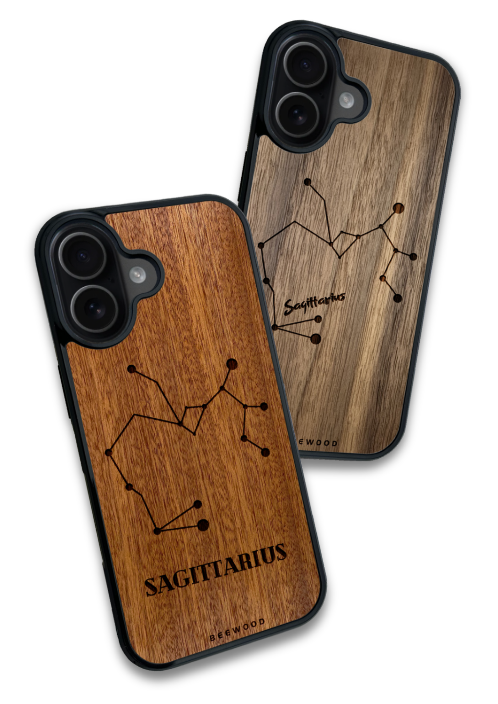 Holzhülle iPhone - BeeWood STERNZEICHEN