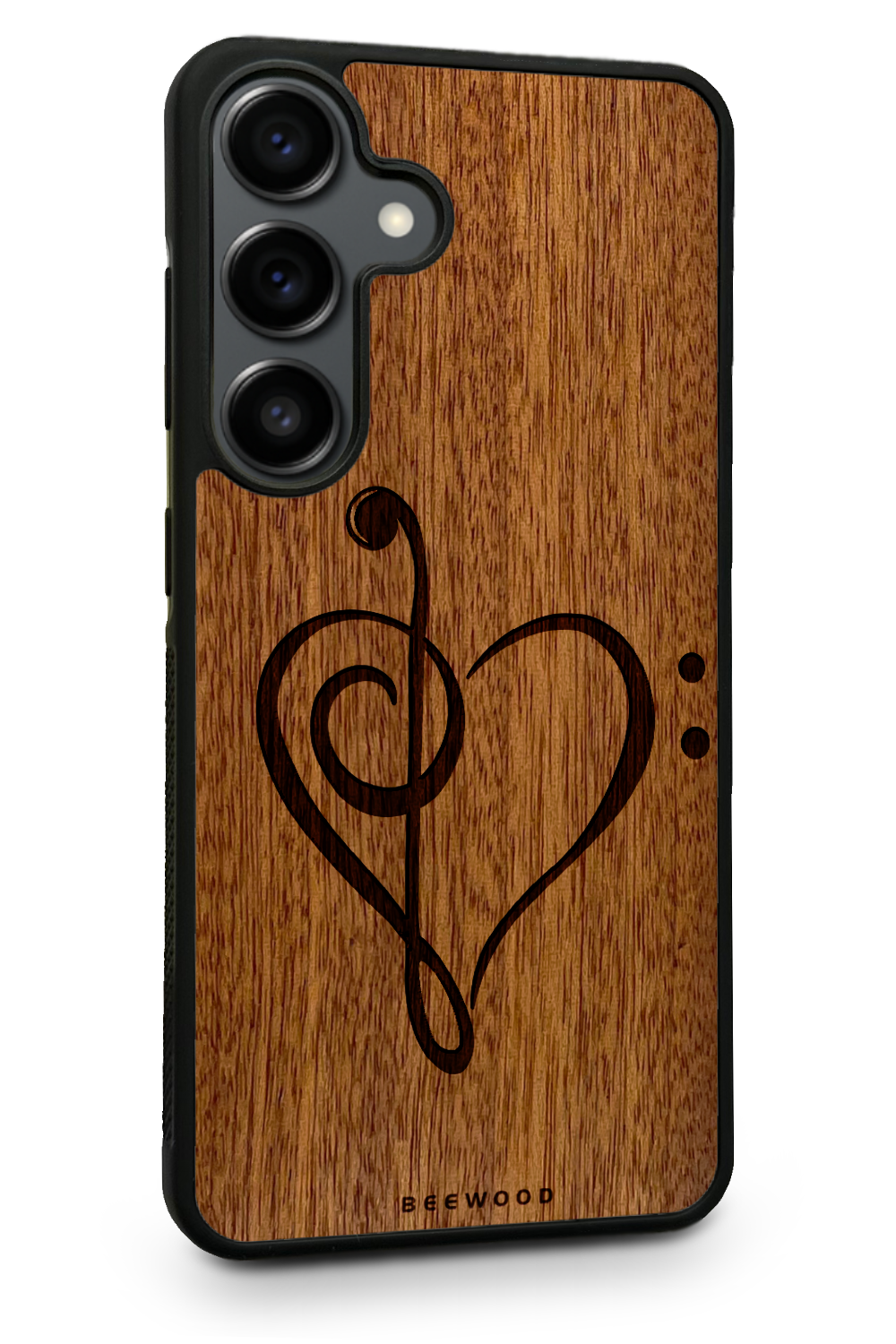 Holzhülle Samsung - BeeWood NOTENSCHLÜSSEL