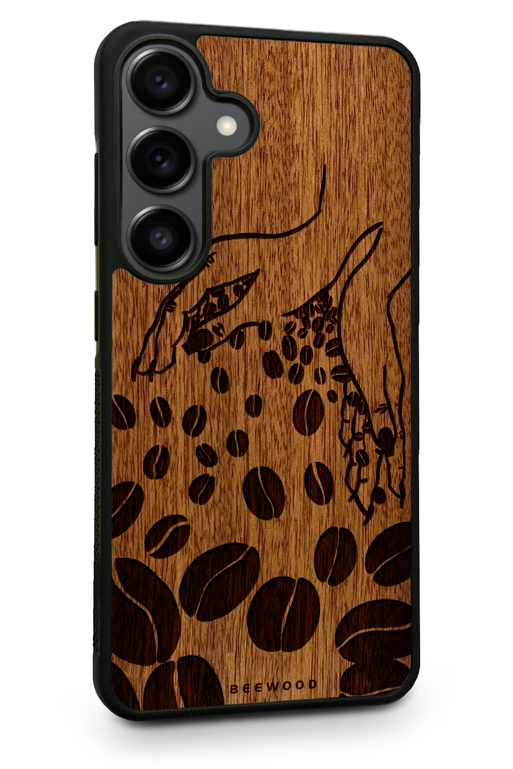 Holzhülle Samsung - BeeWood KAFFEEBOHNEN