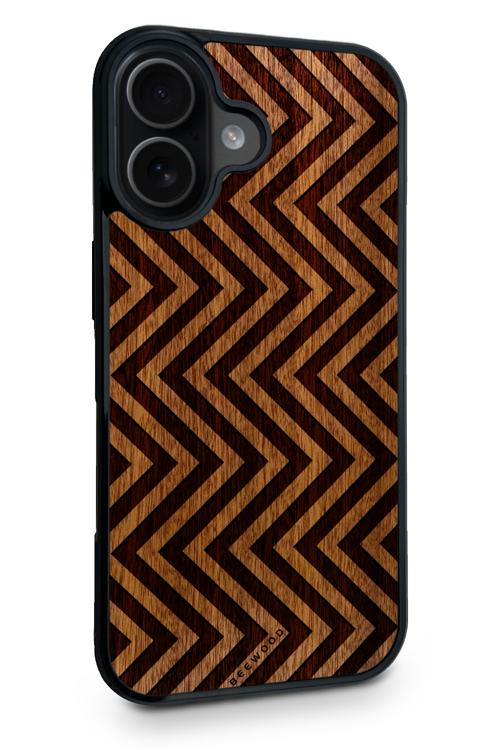 Holzhülle iPhone - BeeWood STRIPES