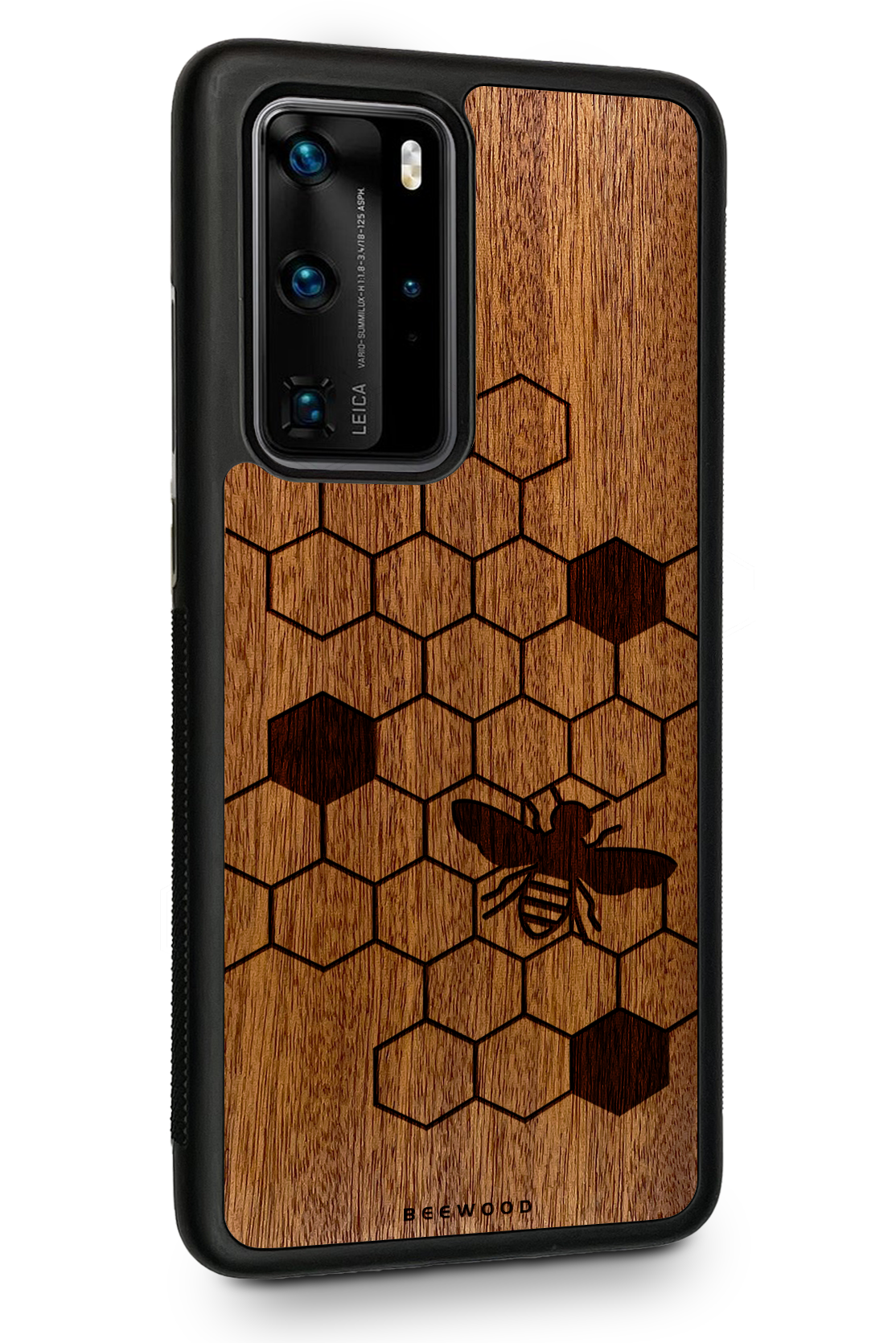 Holzhülle Huawei - BeeWood BIENENMOTIV
