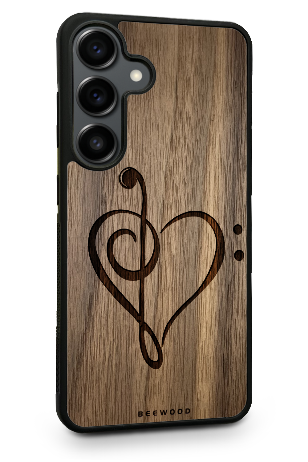 Holzhülle Samsung - BeeWood NOTENSCHLÜSSEL