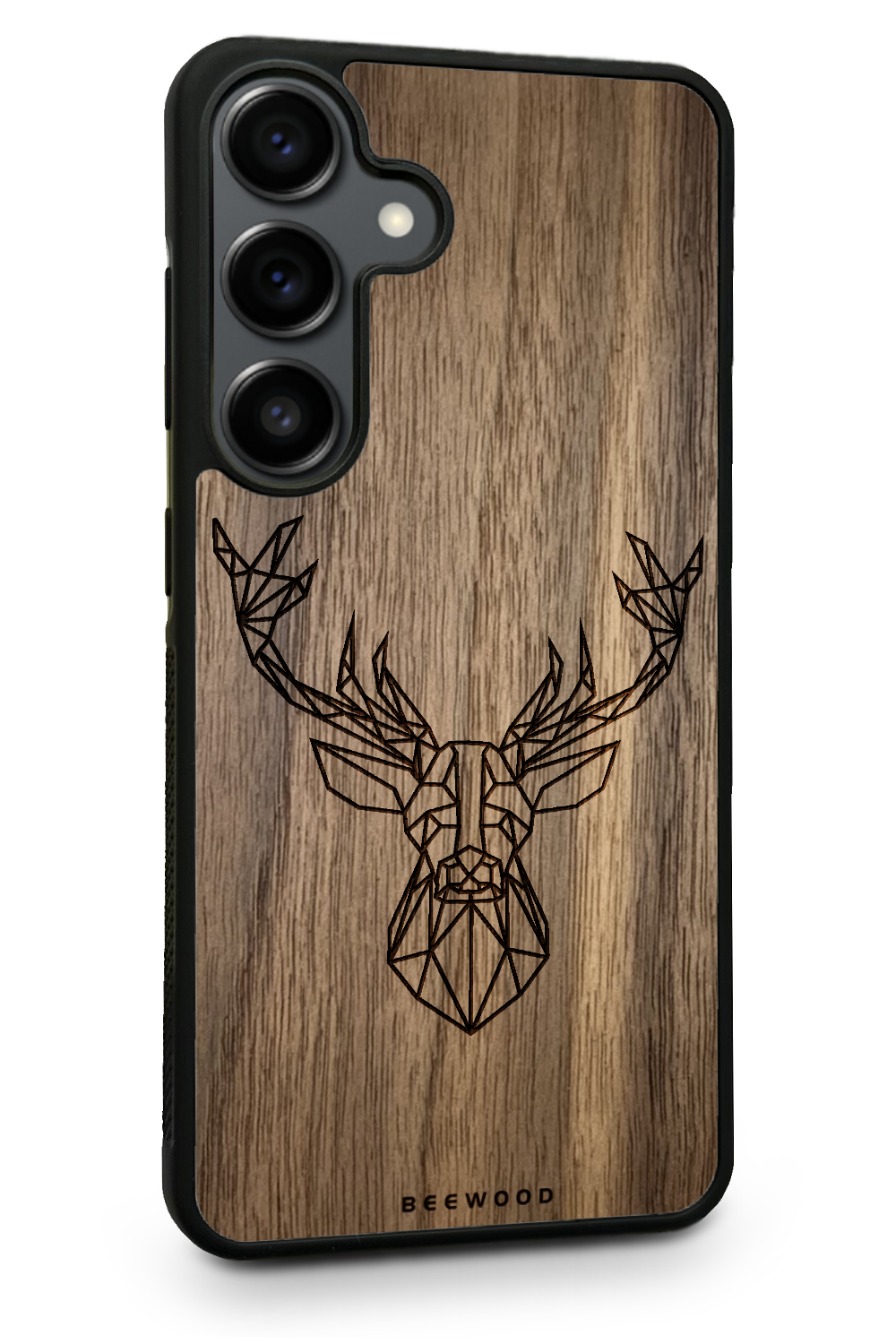 Holzhülle Samsung - BeeWood HIRSCH