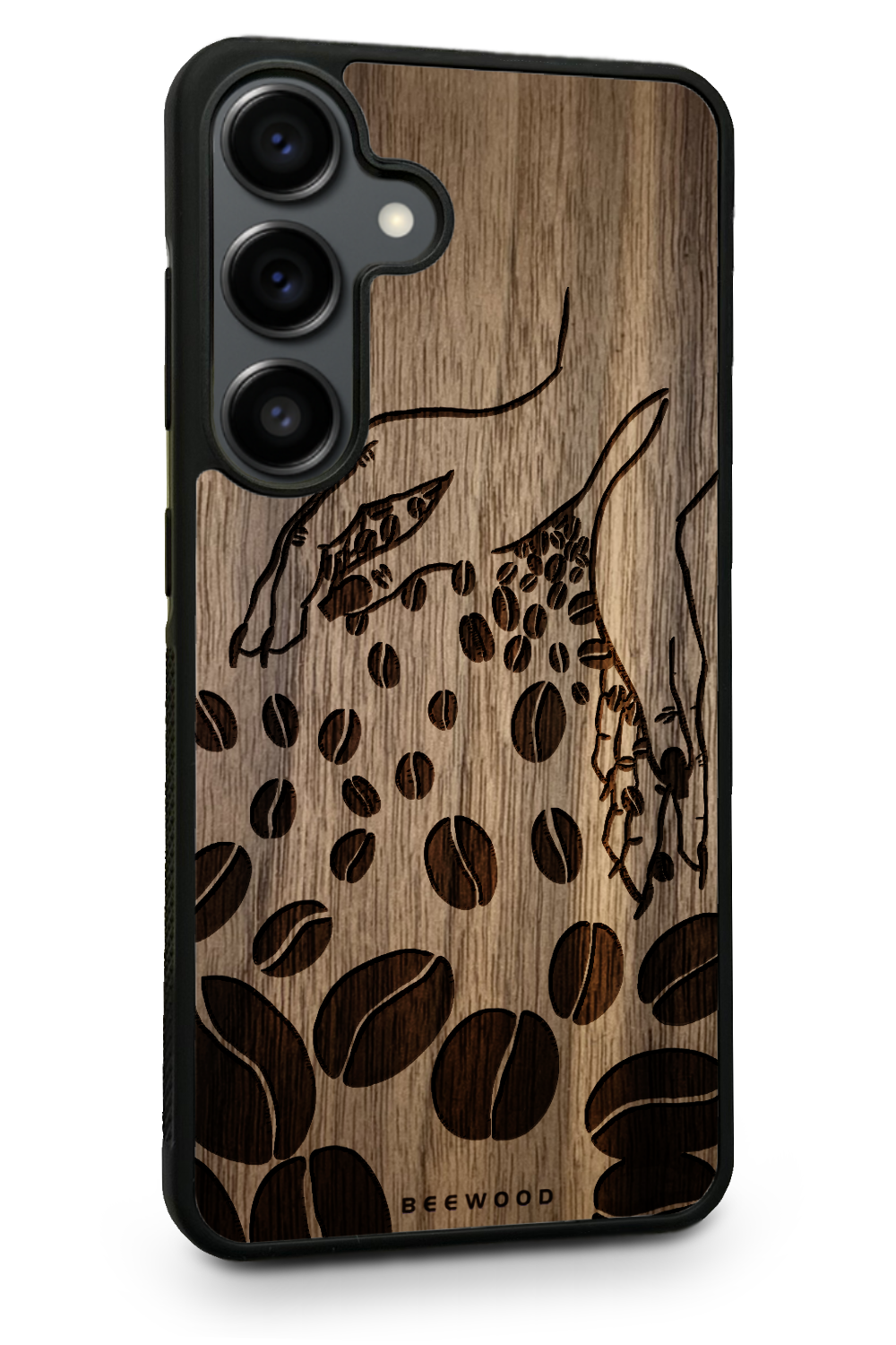 Holzhülle Samsung - BeeWood KAFFEEBOHNEN