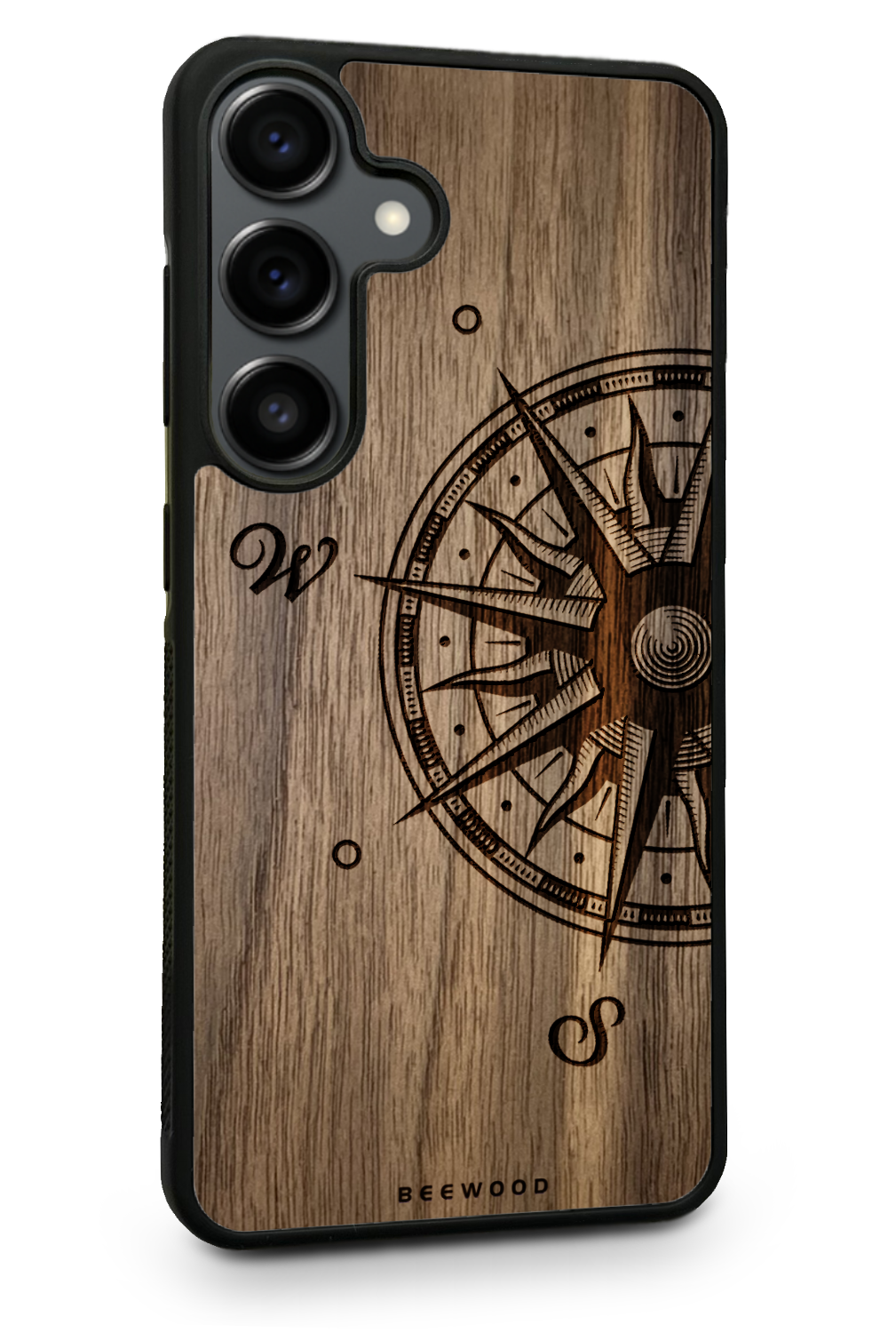 Holzhülle Samsung - BeeWood KOMPASS