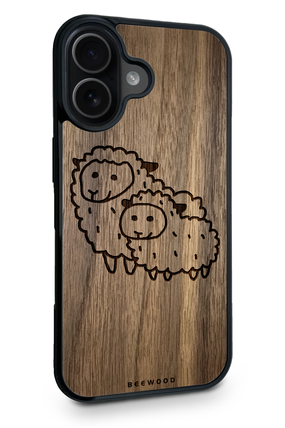 Holzhülle iPhone - BeeWood SHEEP
