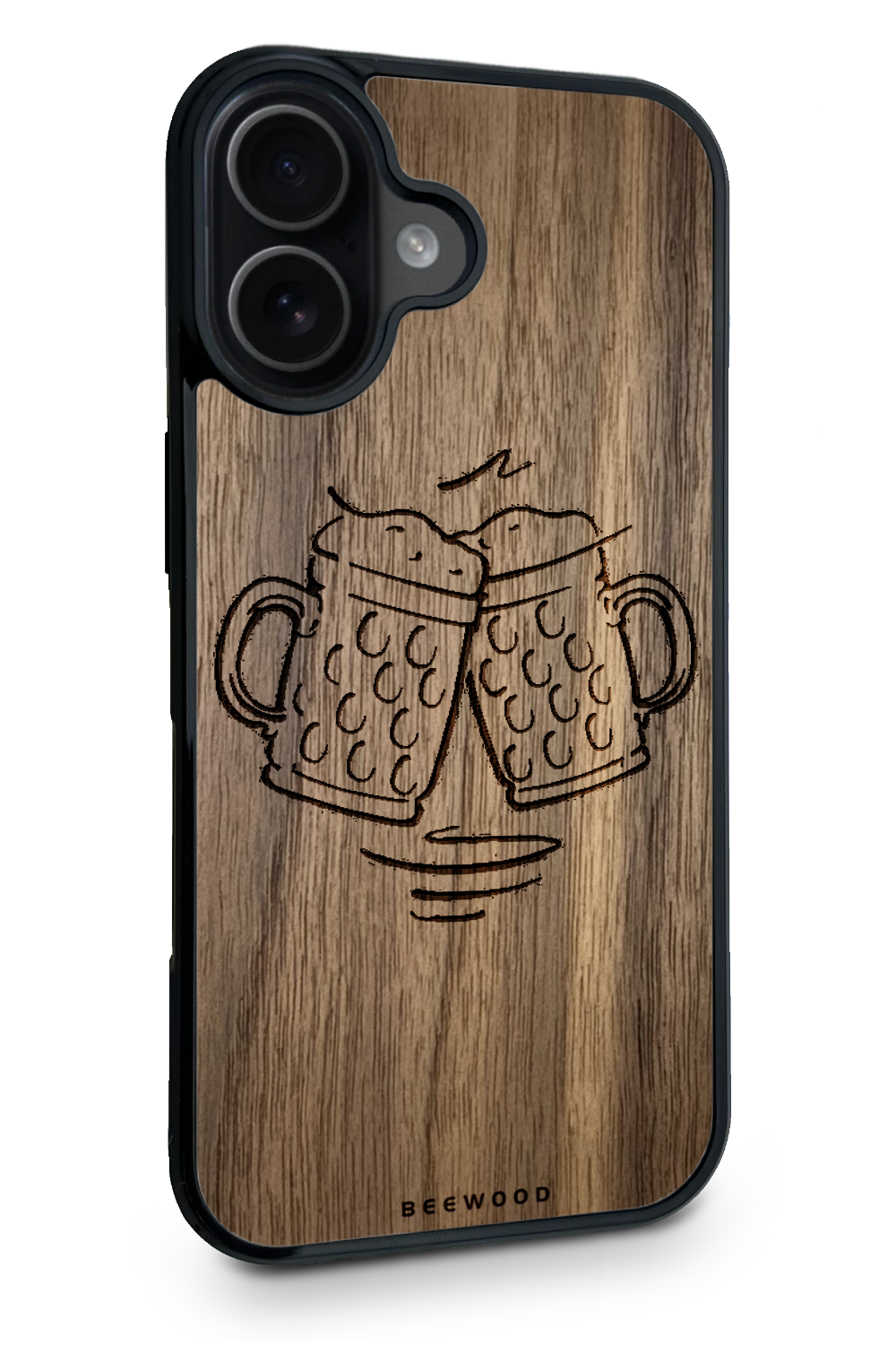 Holzhülle iPhone - BeeWood BIER