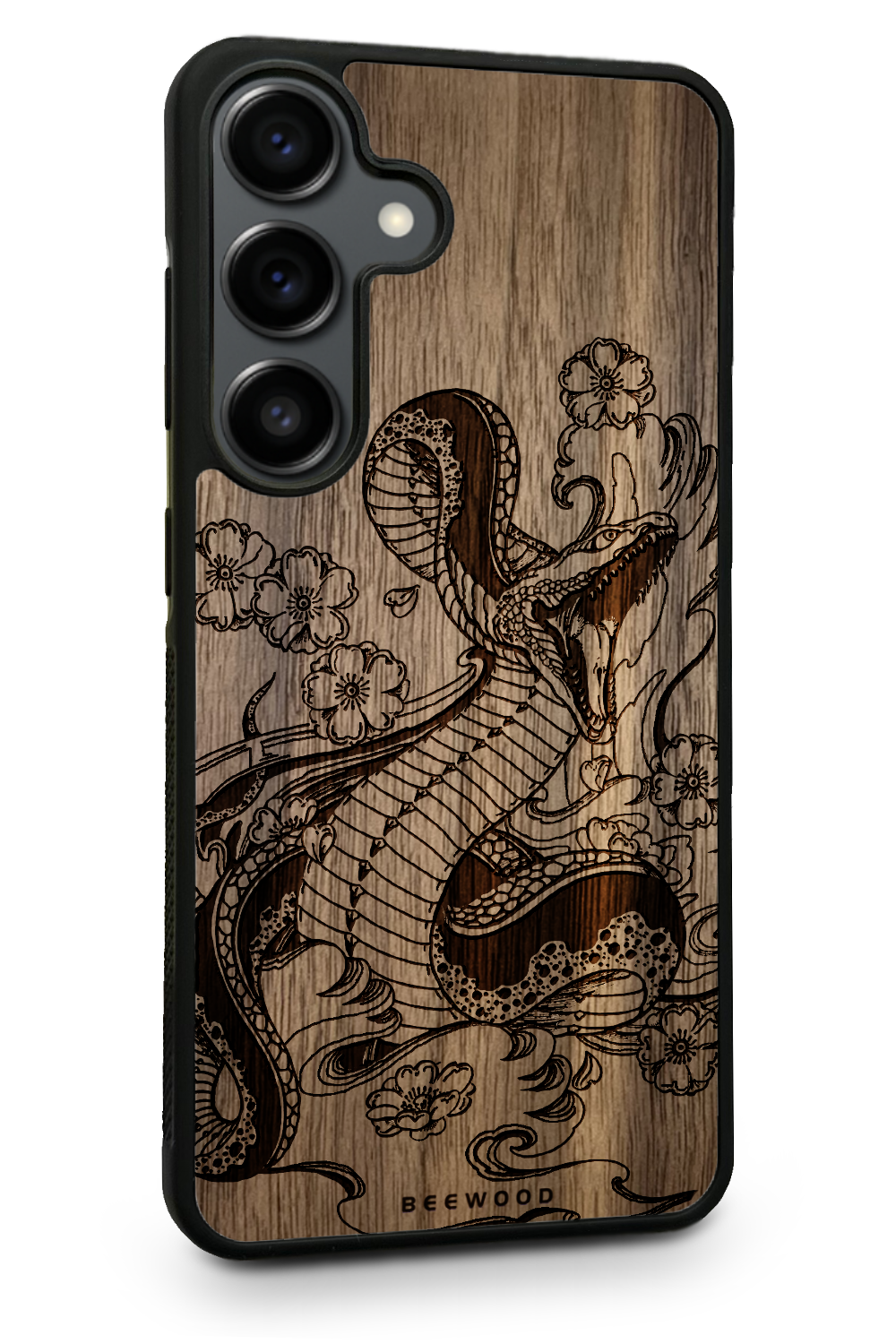 Holzhülle Samsung - BeeWood SNAKE