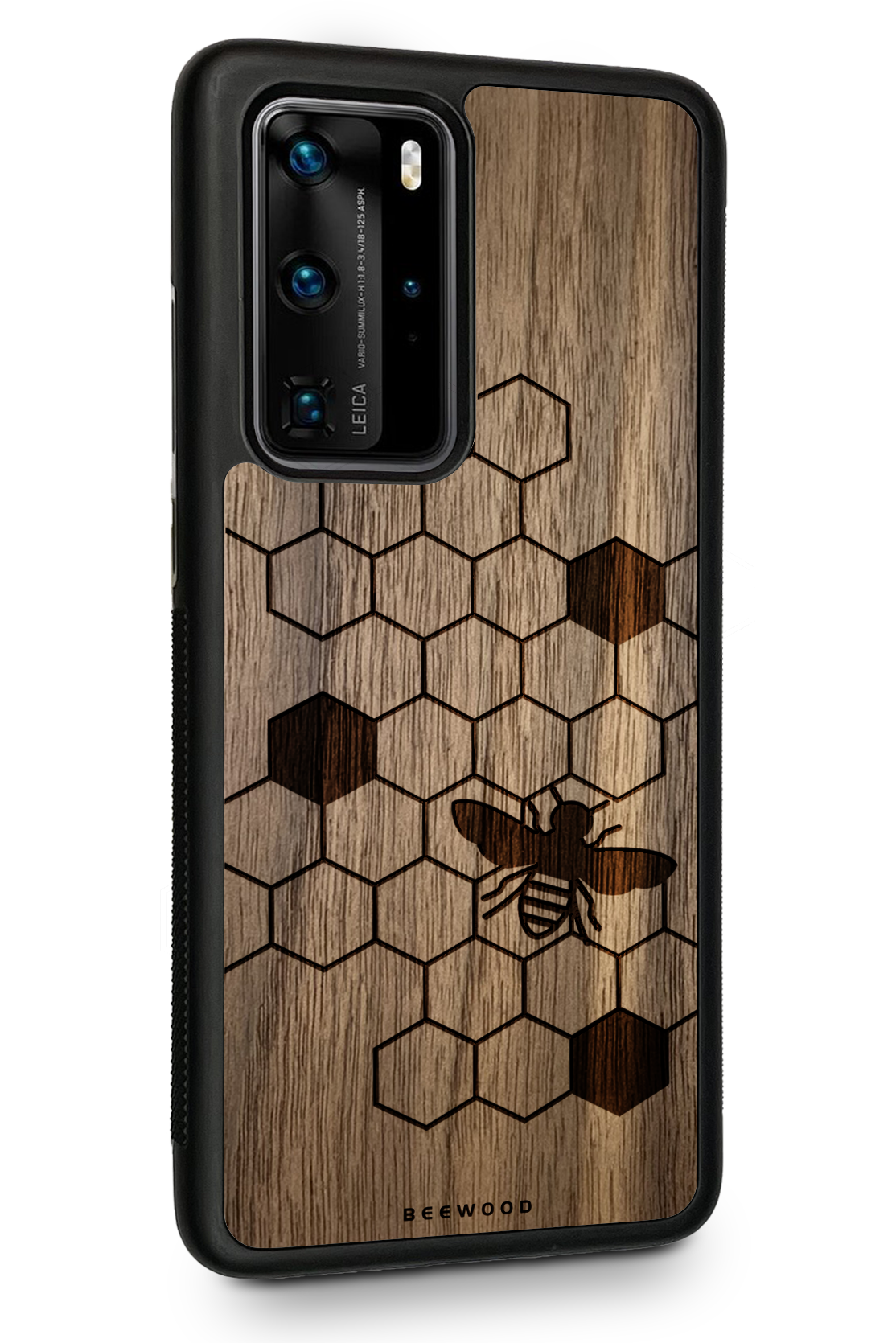 Holzhülle Huawei - BeeWood BIENENMOTIV