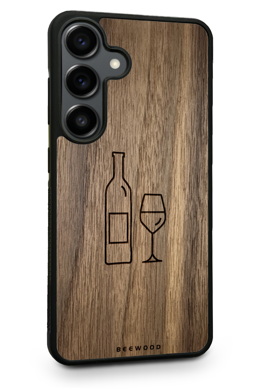 Holzhülle Samsung - BeeWood WEIN
