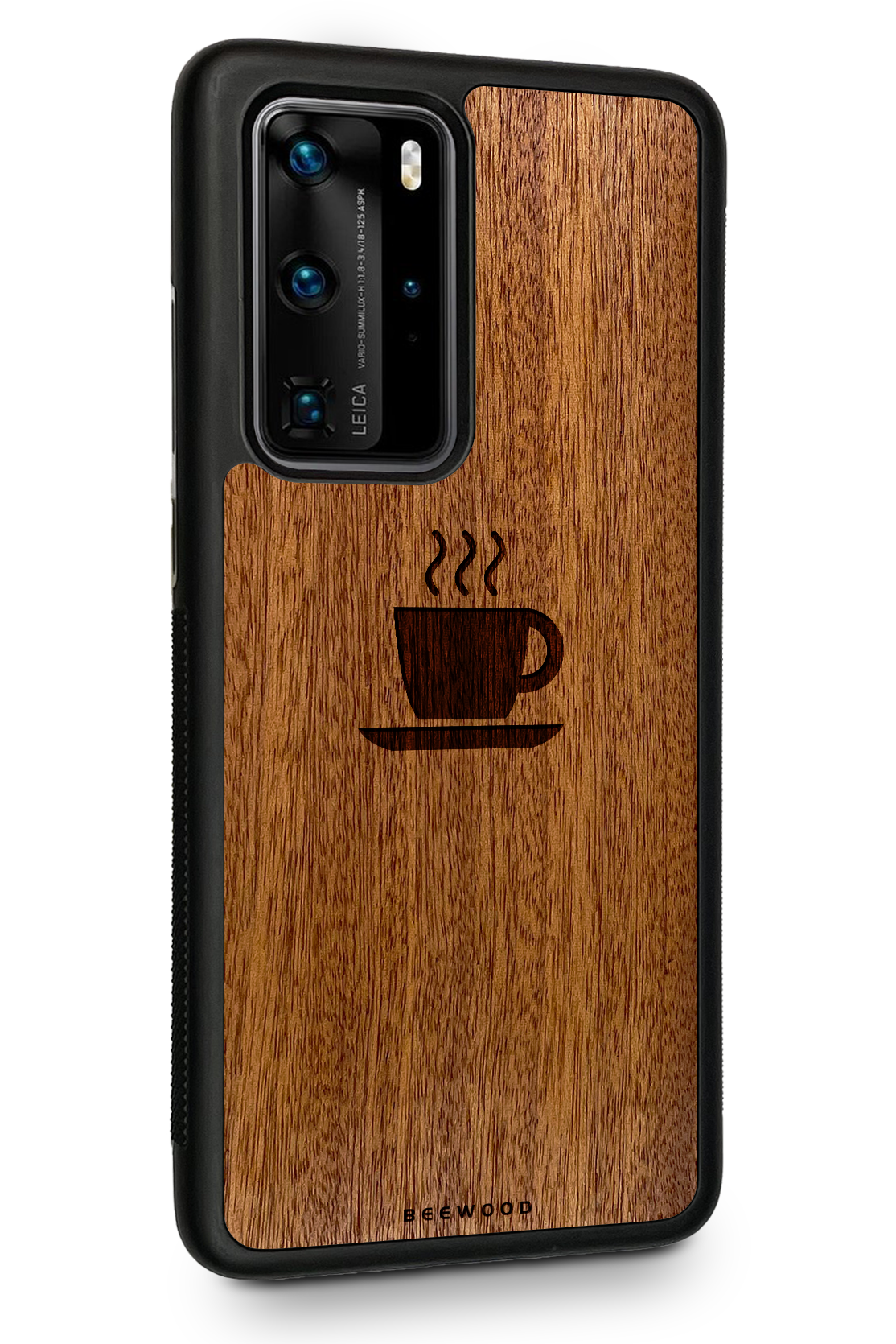 Holzhülle Huawei - BeeWood KAFFEE