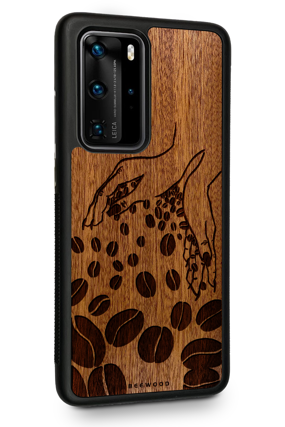 Holzhülle Huawei - BeeWood KAFFEEBOHNEN