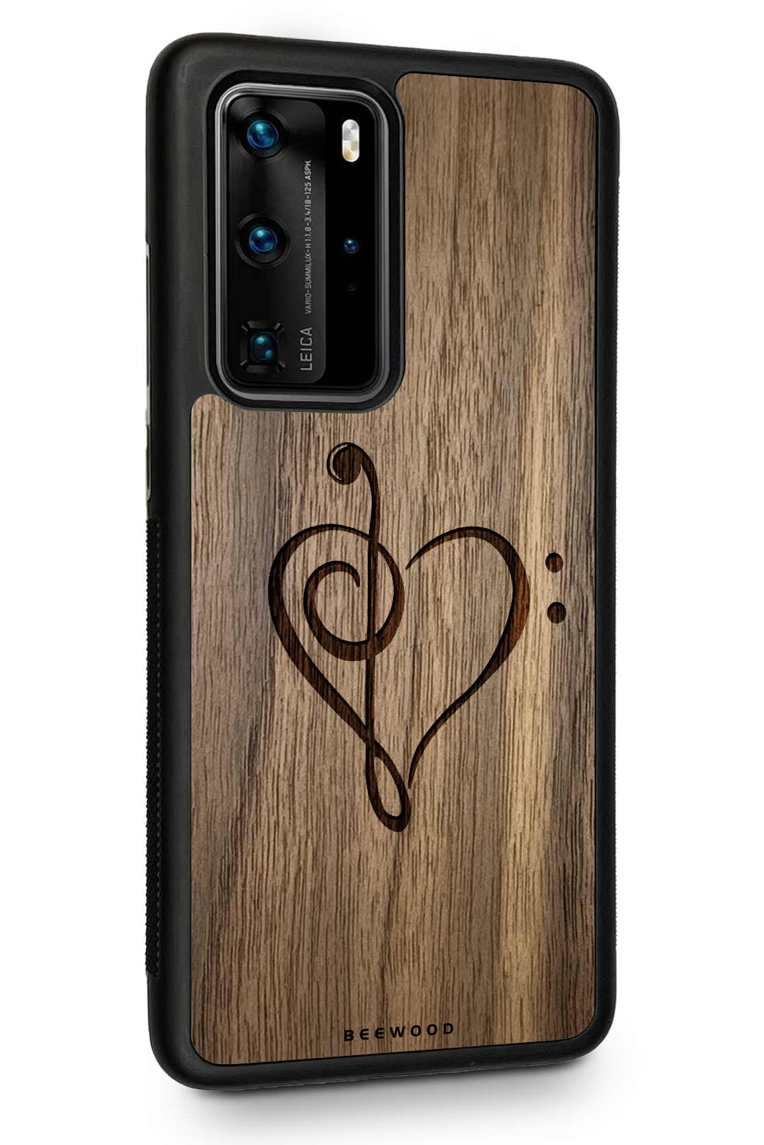 Holzhülle Huawei - BeeWood NOTENSCHLÜSSEL