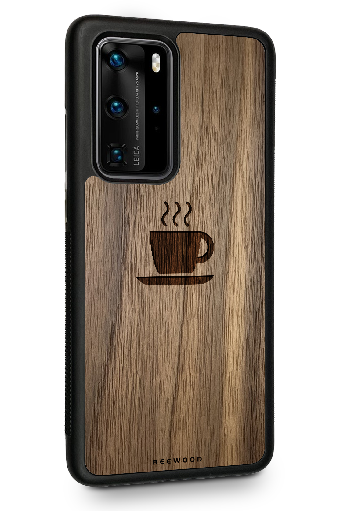 Holzhülle Huawei - BeeWood KAFFEE