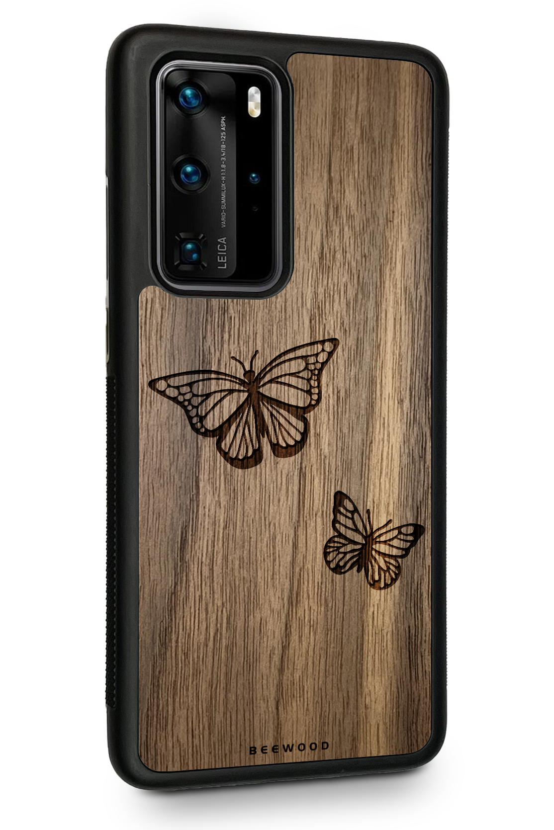 Holzhülle Huawei - BeeWood SCHMETTERLINGE