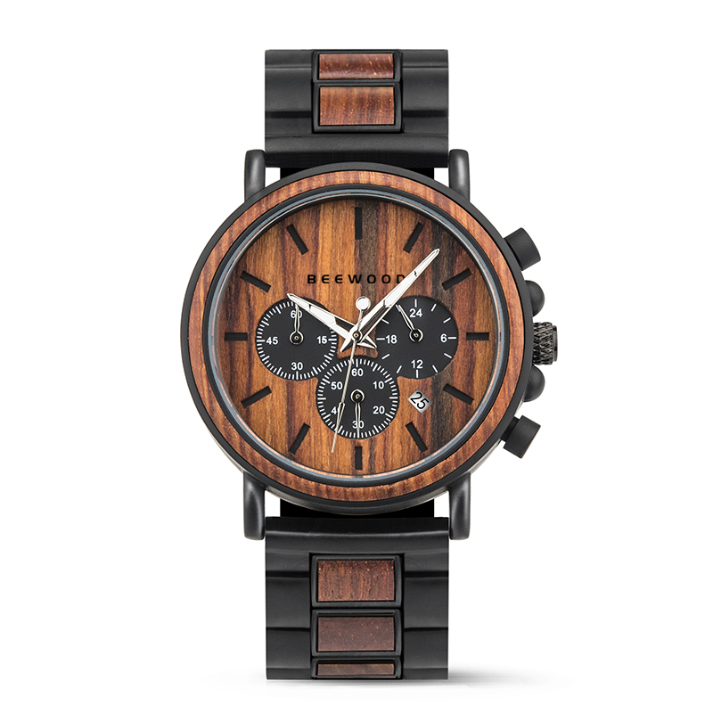 Holzuhr BeeWood - PALISANDER