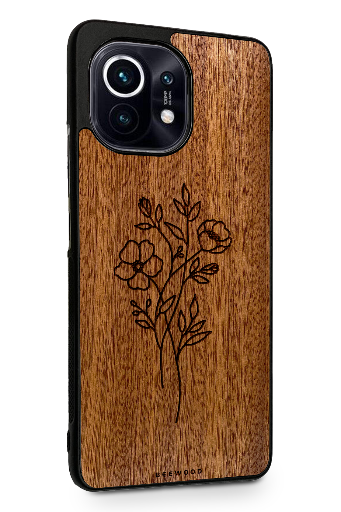 Holzhülle Xiaomi - BeeWood BLUMEN