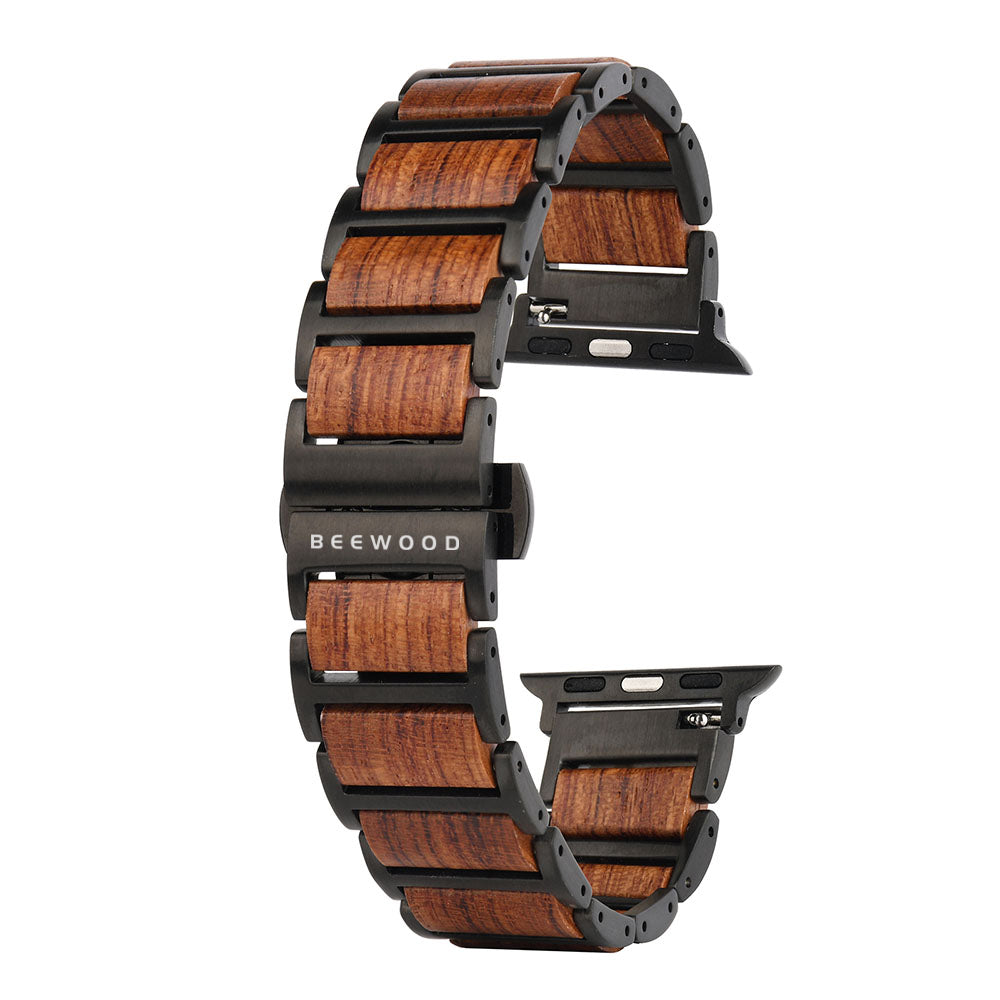 Holzarmband für Apple Watch - PALISANDER DARK