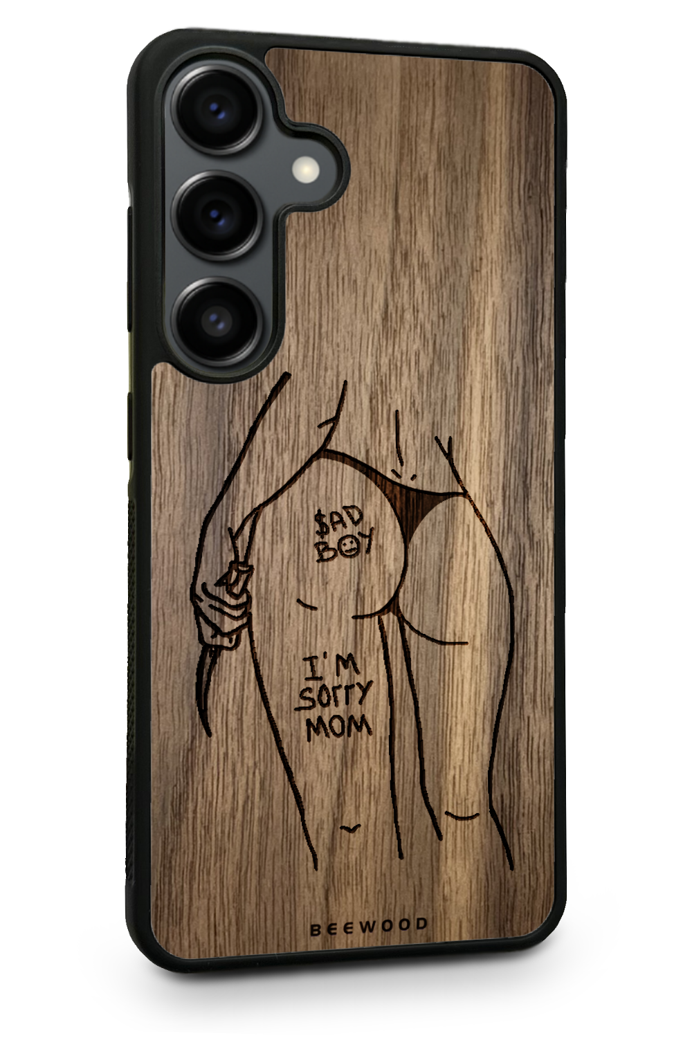 Holzhülle Samsung - BeeWood BAD GIRL
