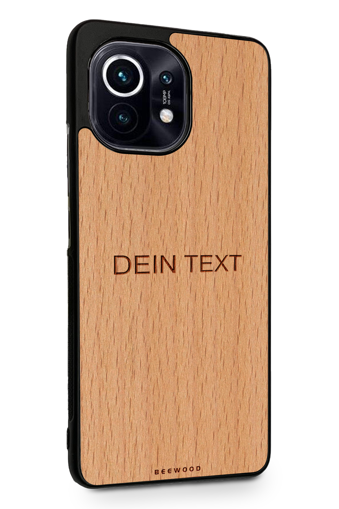 Holzhülle Xiaomi - BeeWood UNO - MIT DEINEM TEXT