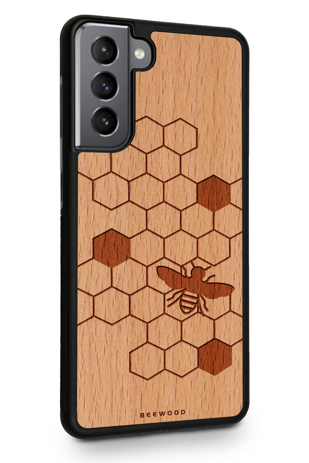 Holzhülle Samsung - BeeWood BIENENMOTIV