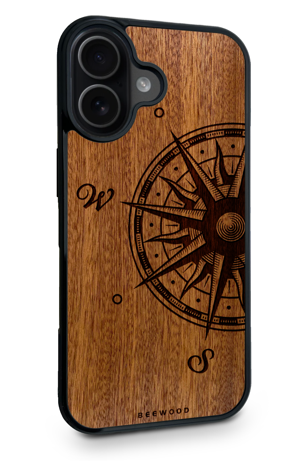 Holzhülle iPhone - BeeWood KOMPASS