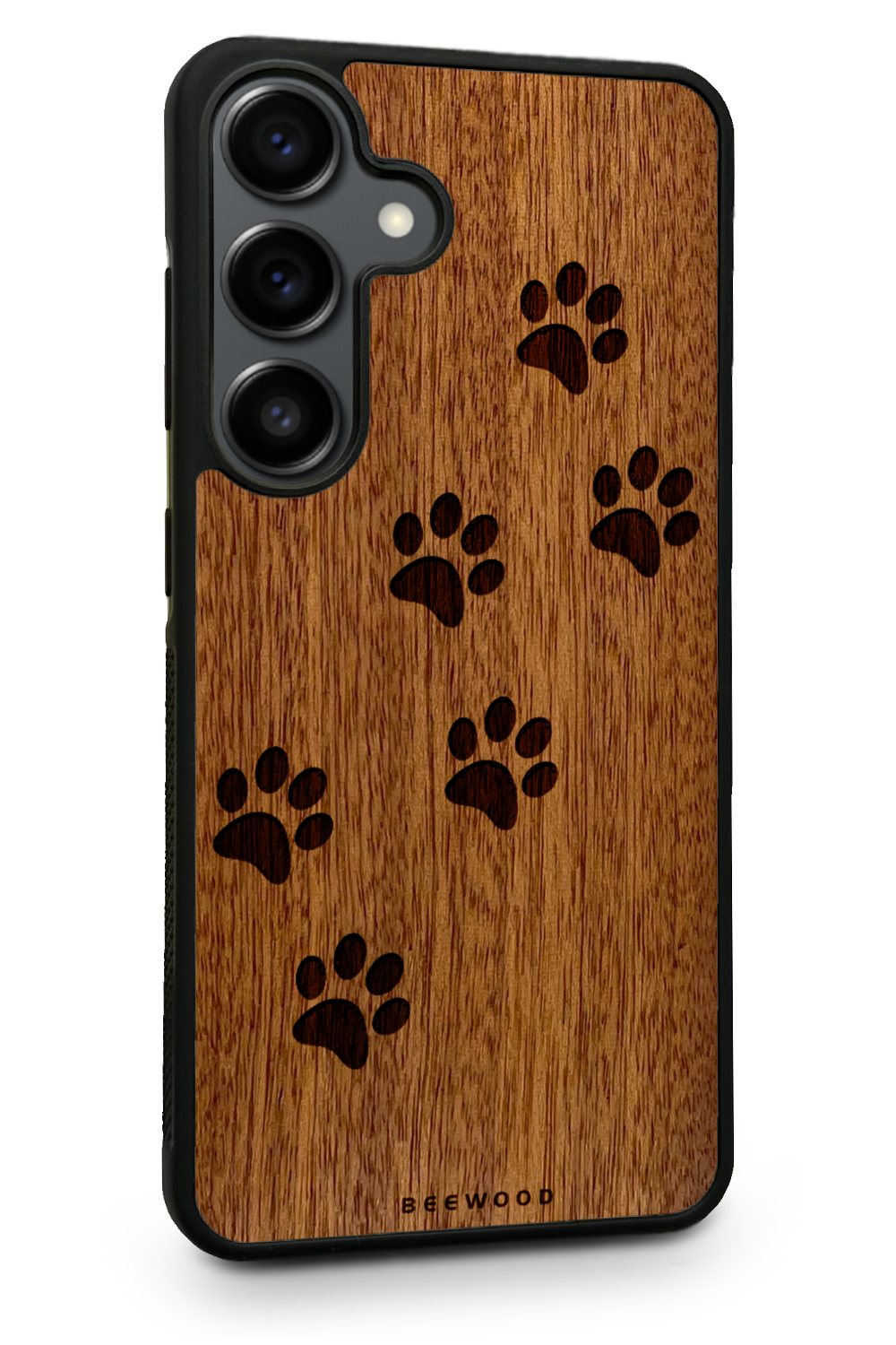 Holzhülle Samsung - BeeWood PFOTEN
