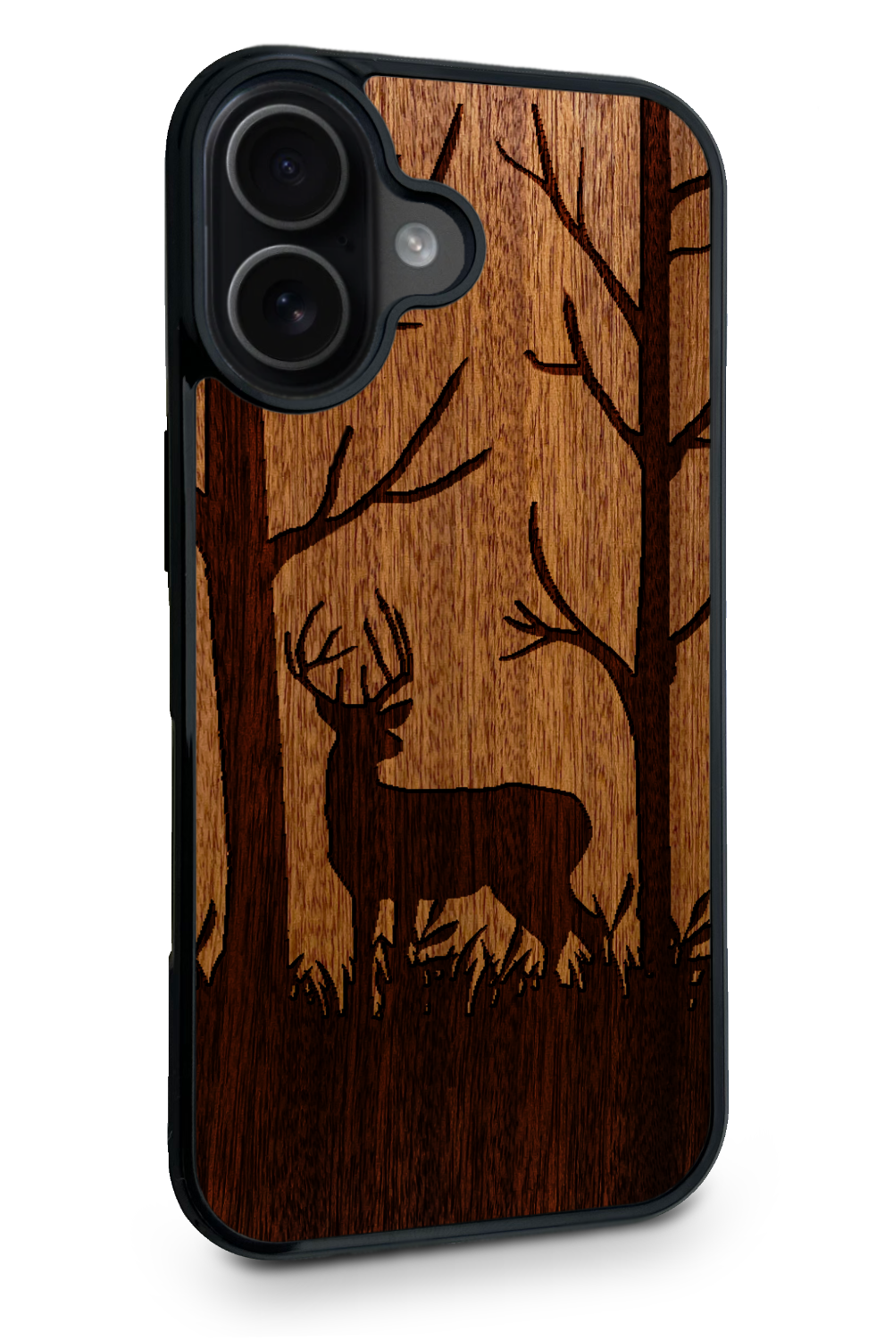Holzhülle iPhone - BeeWood WALD