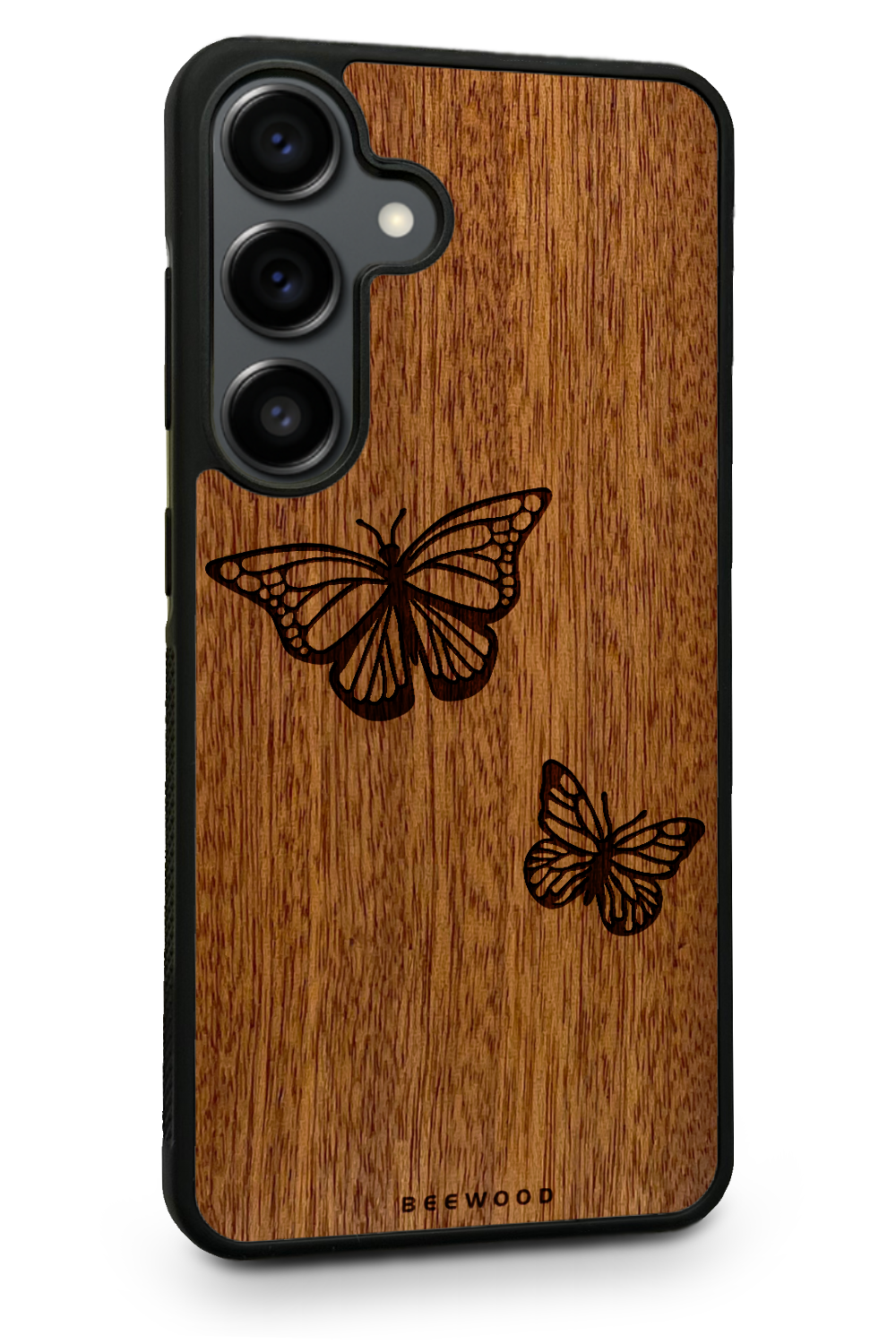 Holzhülle Samsung - BeeWood SCHMETTERLINGE