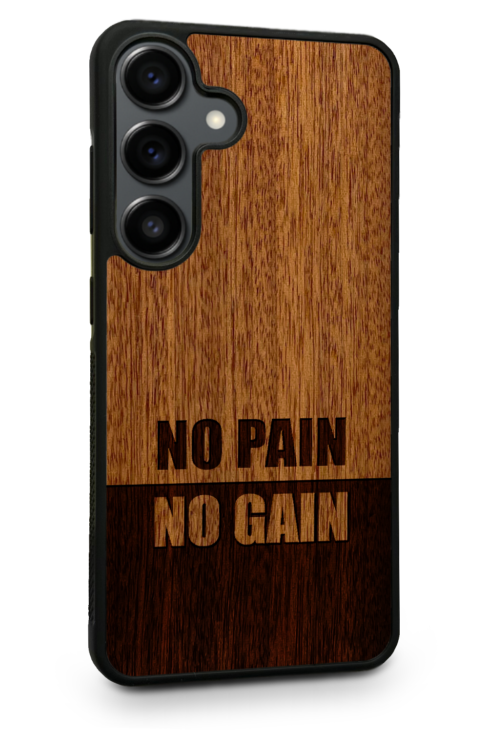 Holzhülle Samsung - BeeWood NO PAIN NO GAIN