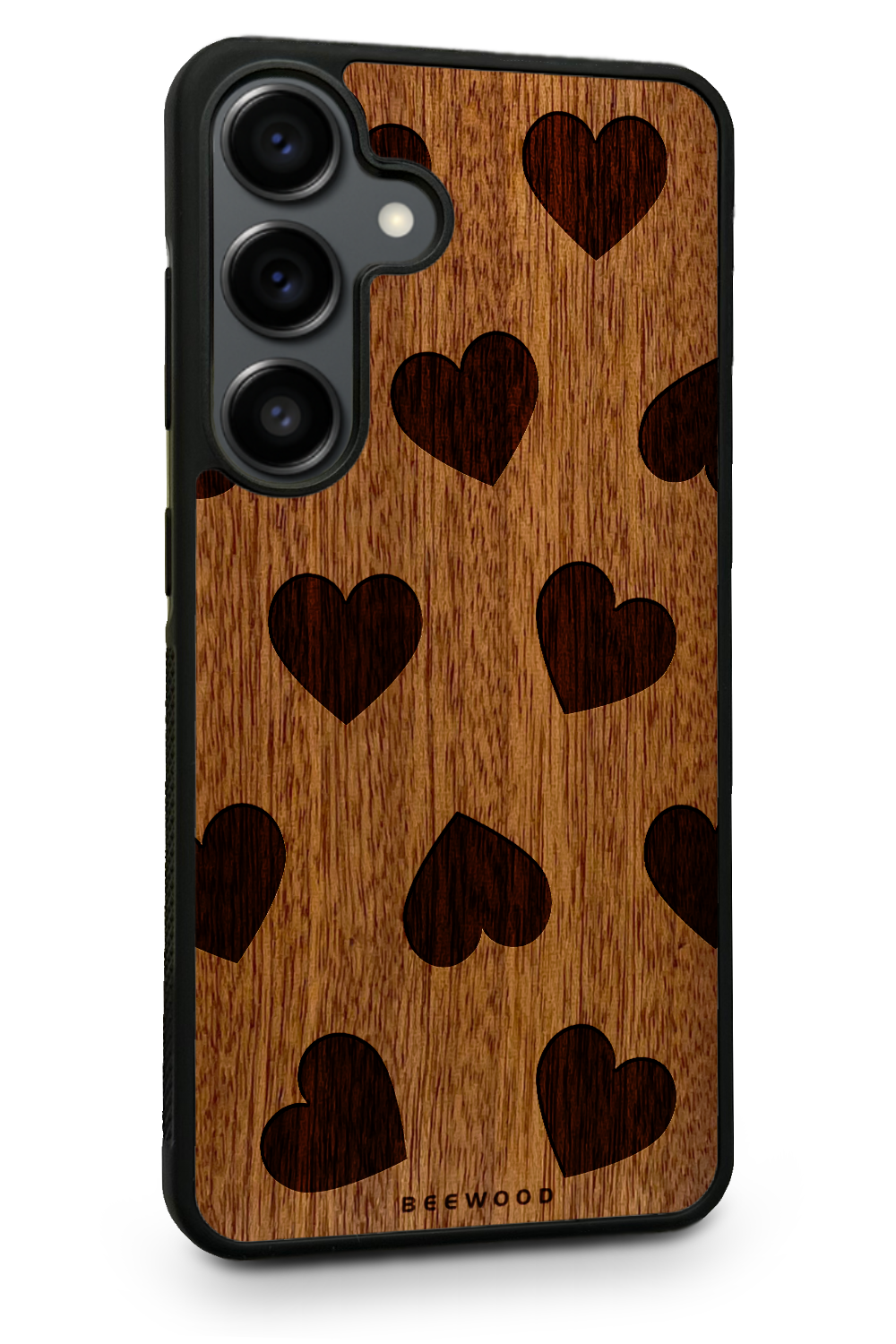 Holzhülle Samsung - BeeWood HERZEN