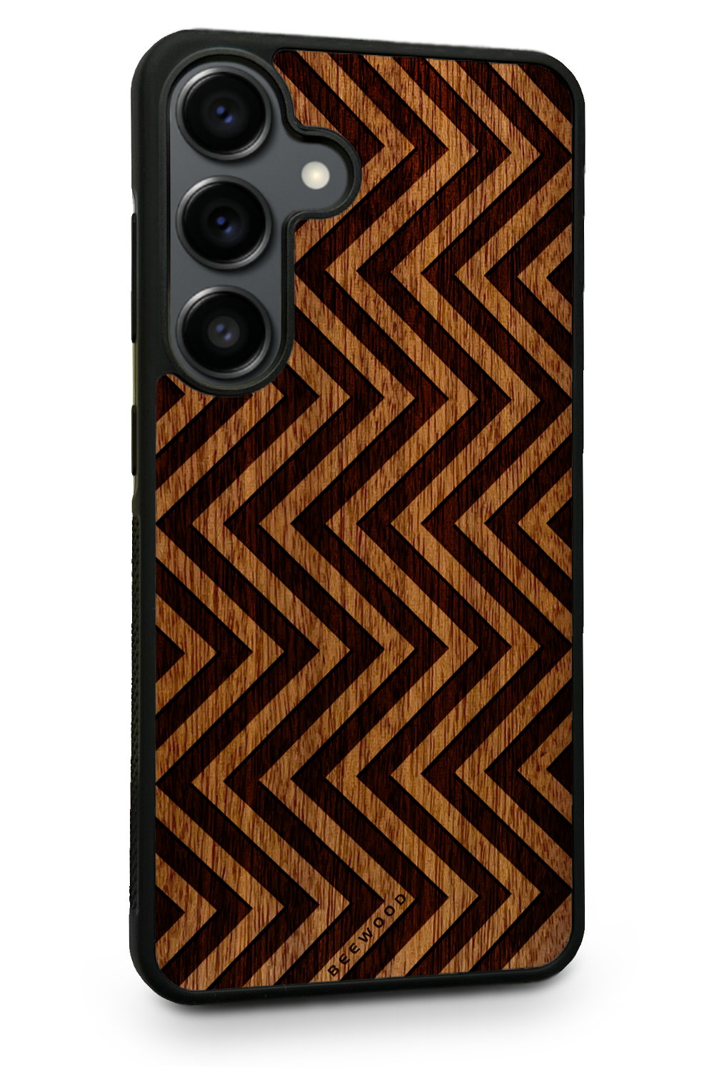 Holzhülle Samsung - BeeWood STRIPES
