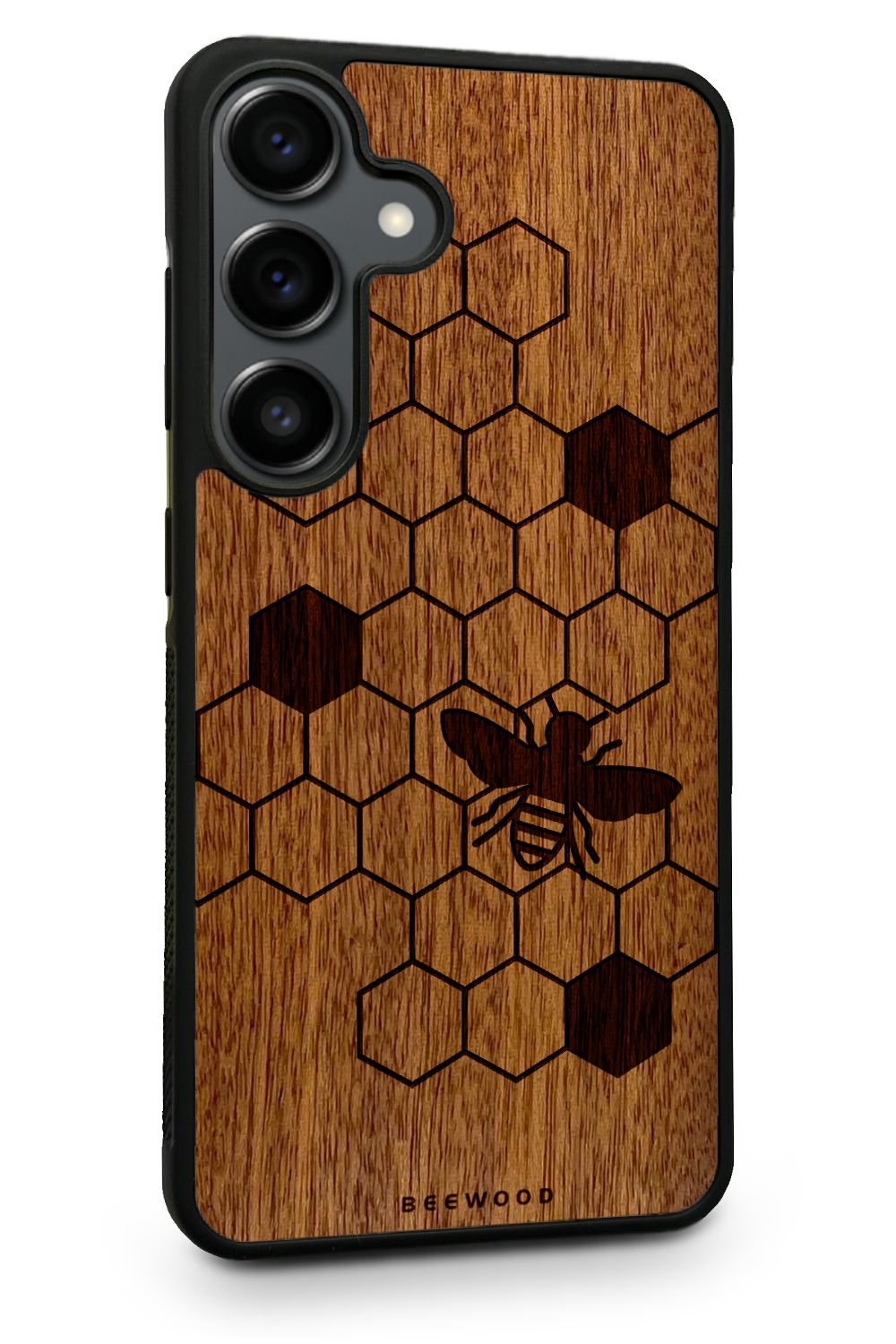 Holzhülle Samsung - BeeWood BIENENMOTIV