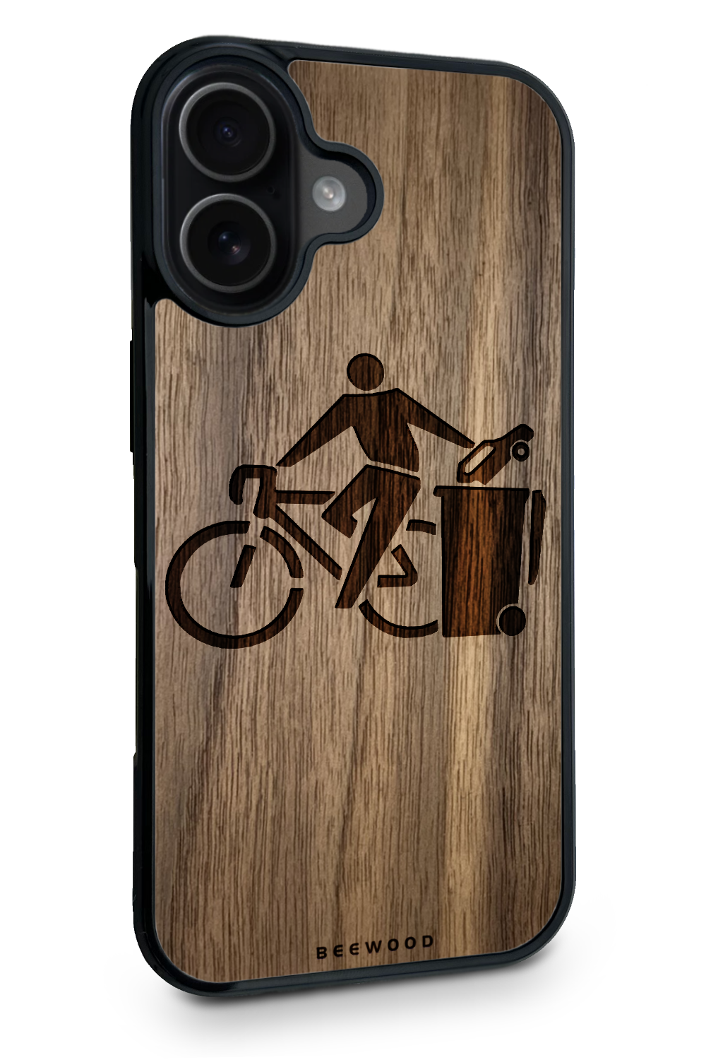 Holzhülle iPhone - BeeWood GO GREEN