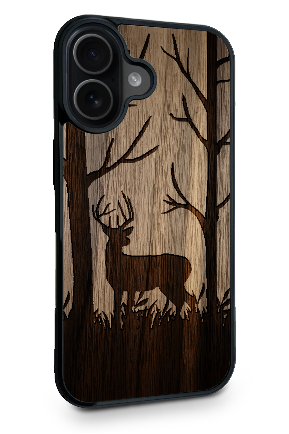 Holzhülle iPhone - BeeWood WALD