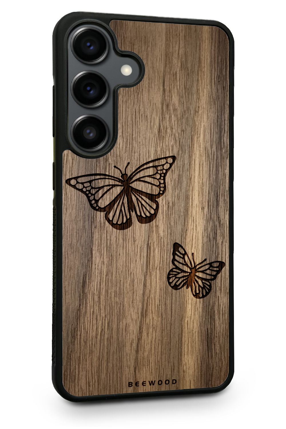 Holzhülle Samsung - BeeWood SCHMETTERLINGE