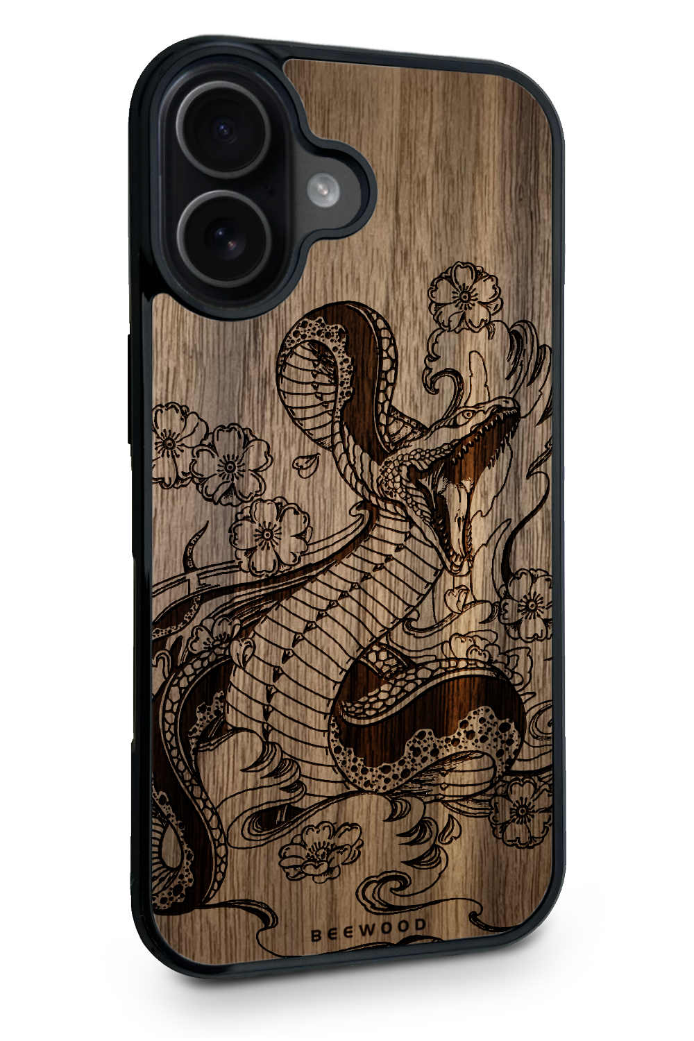 Holzhülle iPhone - BeeWood SNAKE