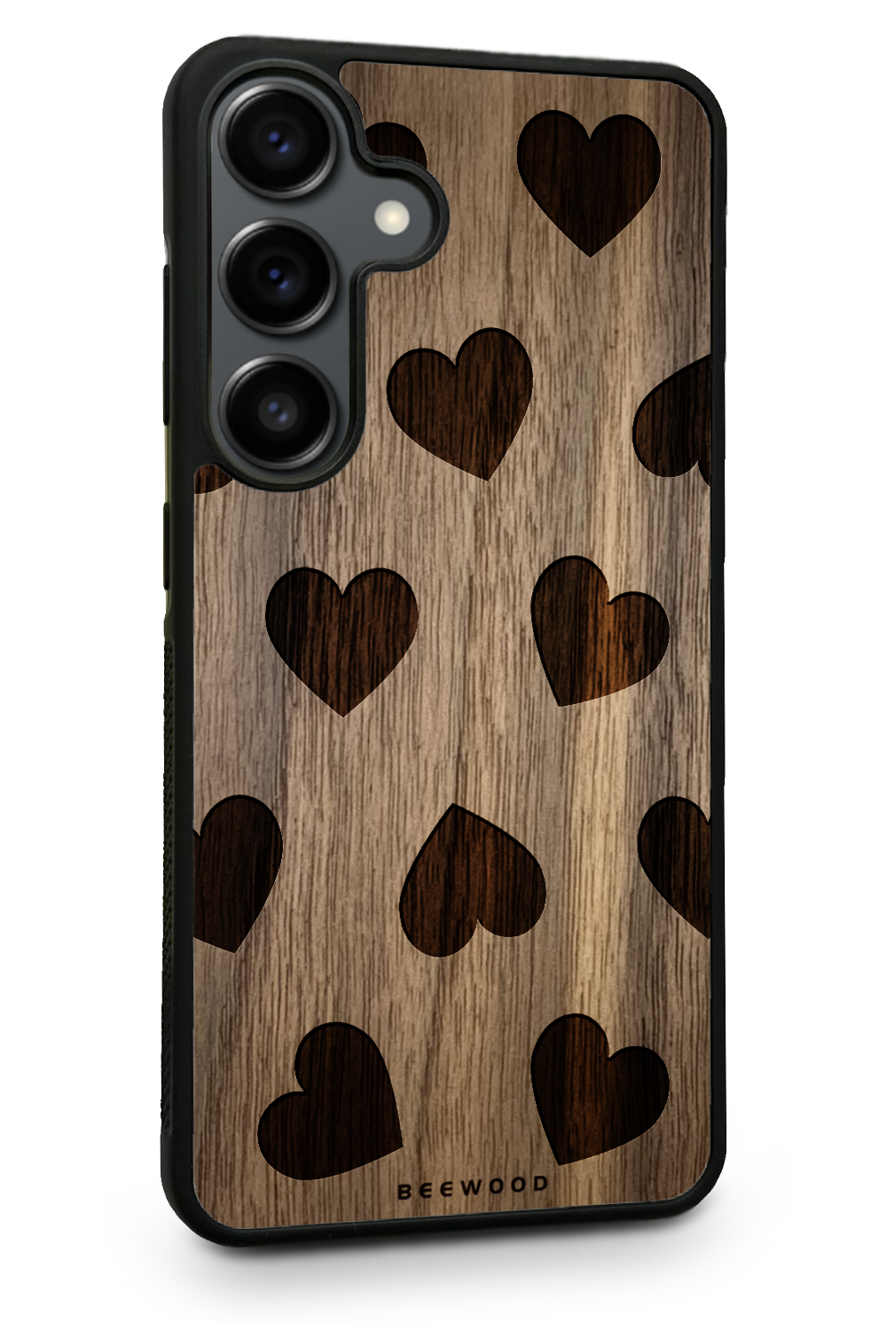 Holzhülle Samsung - BeeWood HERZEN