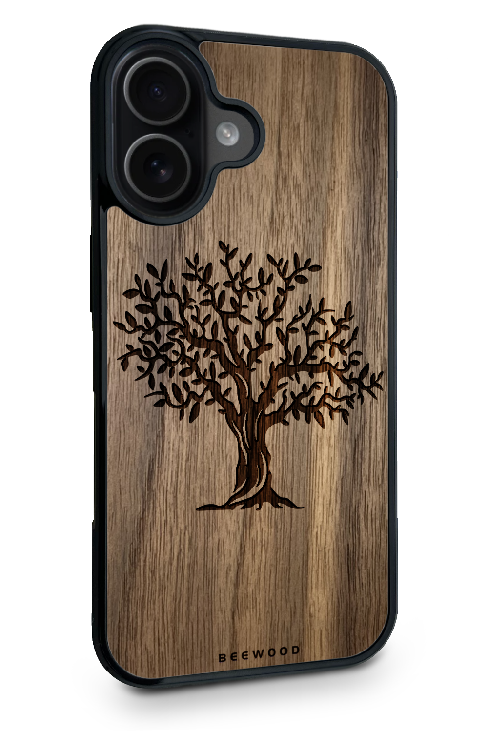 Holzhülle iPhone - BeeWood BAUM