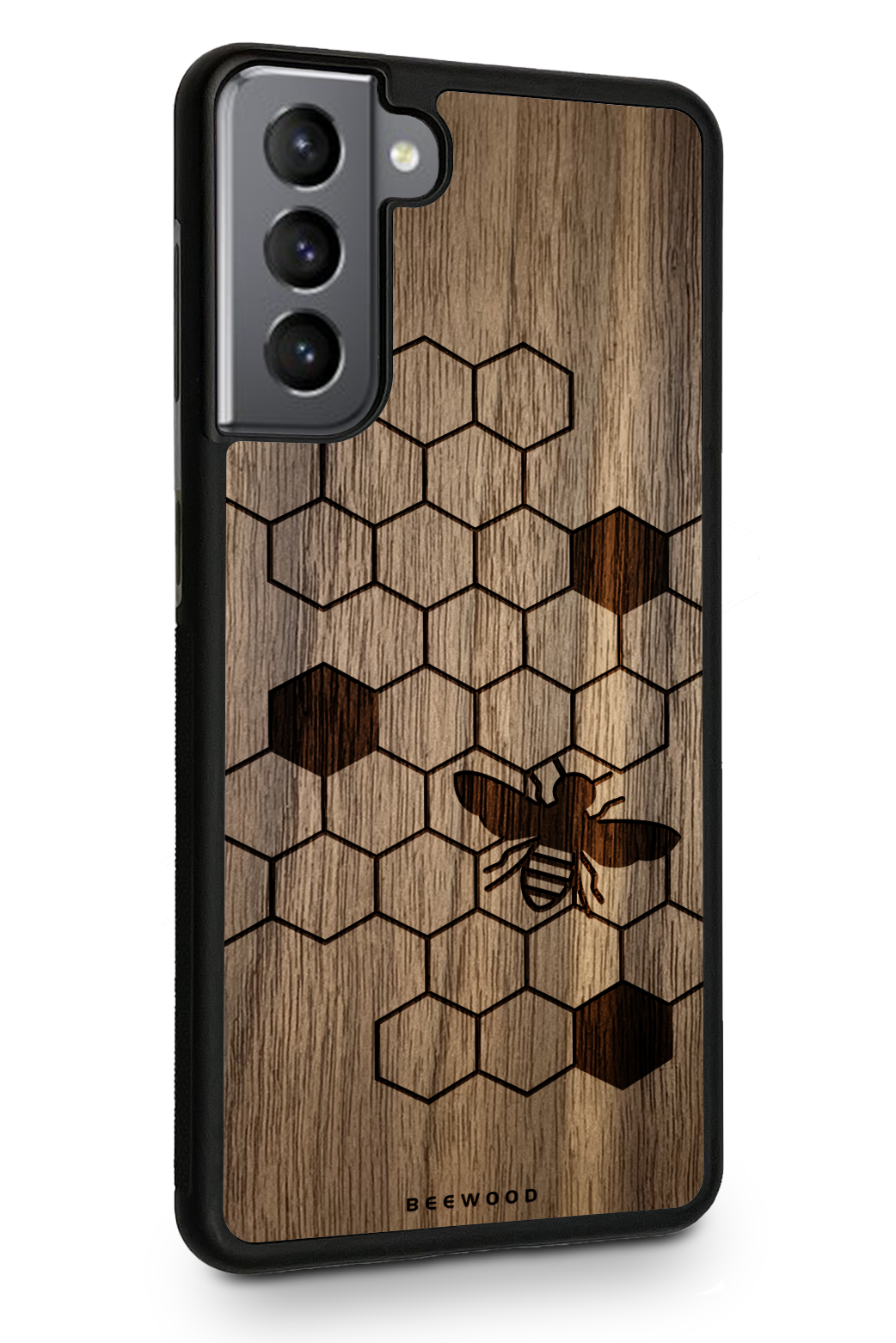 Holzhülle Samsung - BeeWood BIENENMOTIV