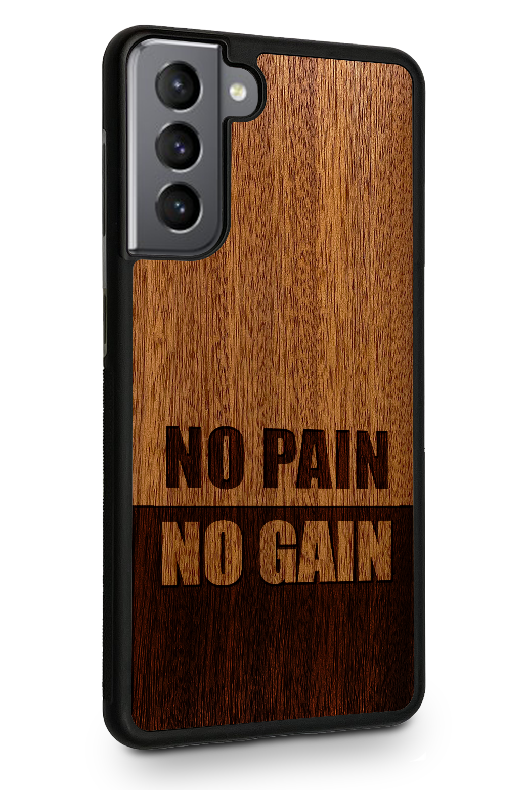 Holzhülle Samsung - BeeWood NO PAIN NO GAIN