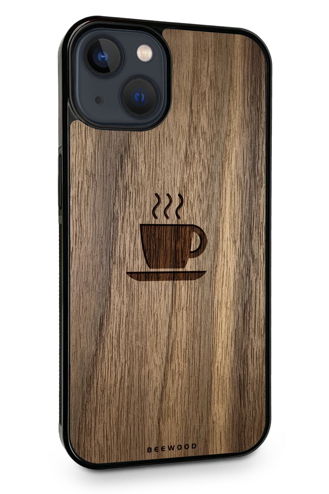 Holzhülle iPhone - BeeWood KAFFEE